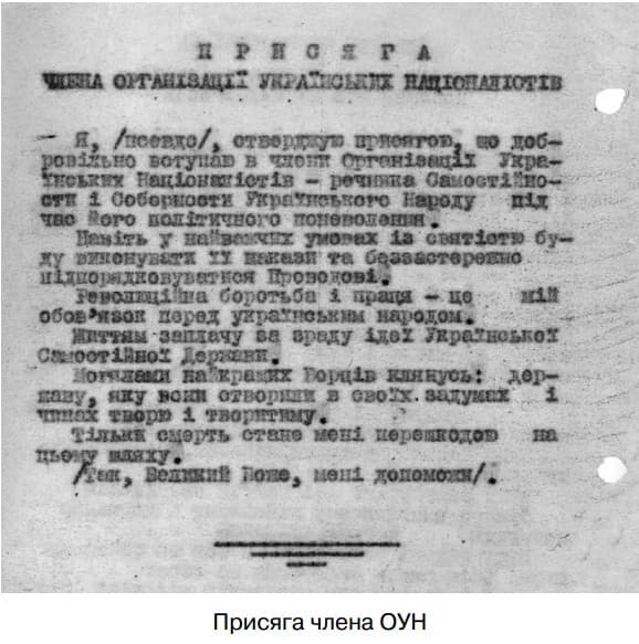 Присяга ОУН