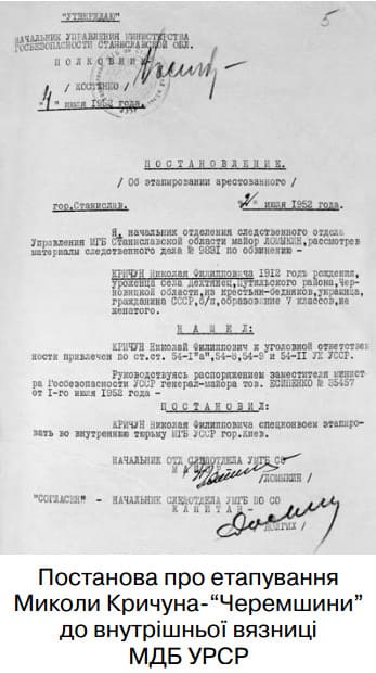 Постанова про етапування