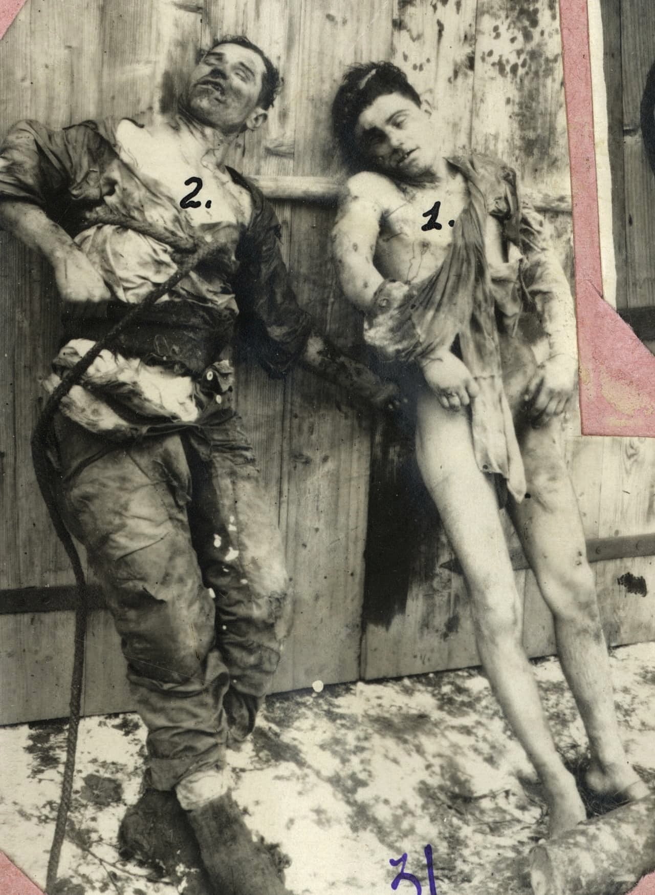 Фото загиблих повстанців "Карий" та "Стрілець"