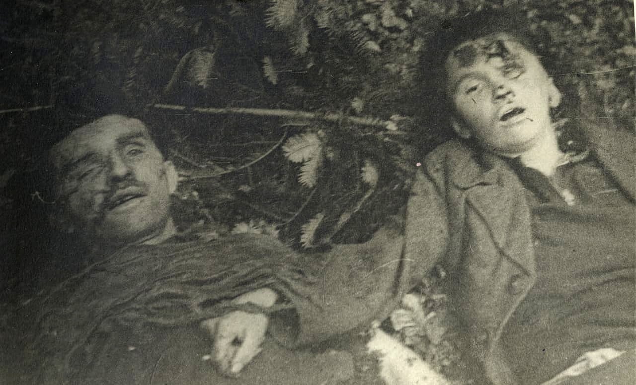 Фото загиблих повстанців "Весна" та "Березка".