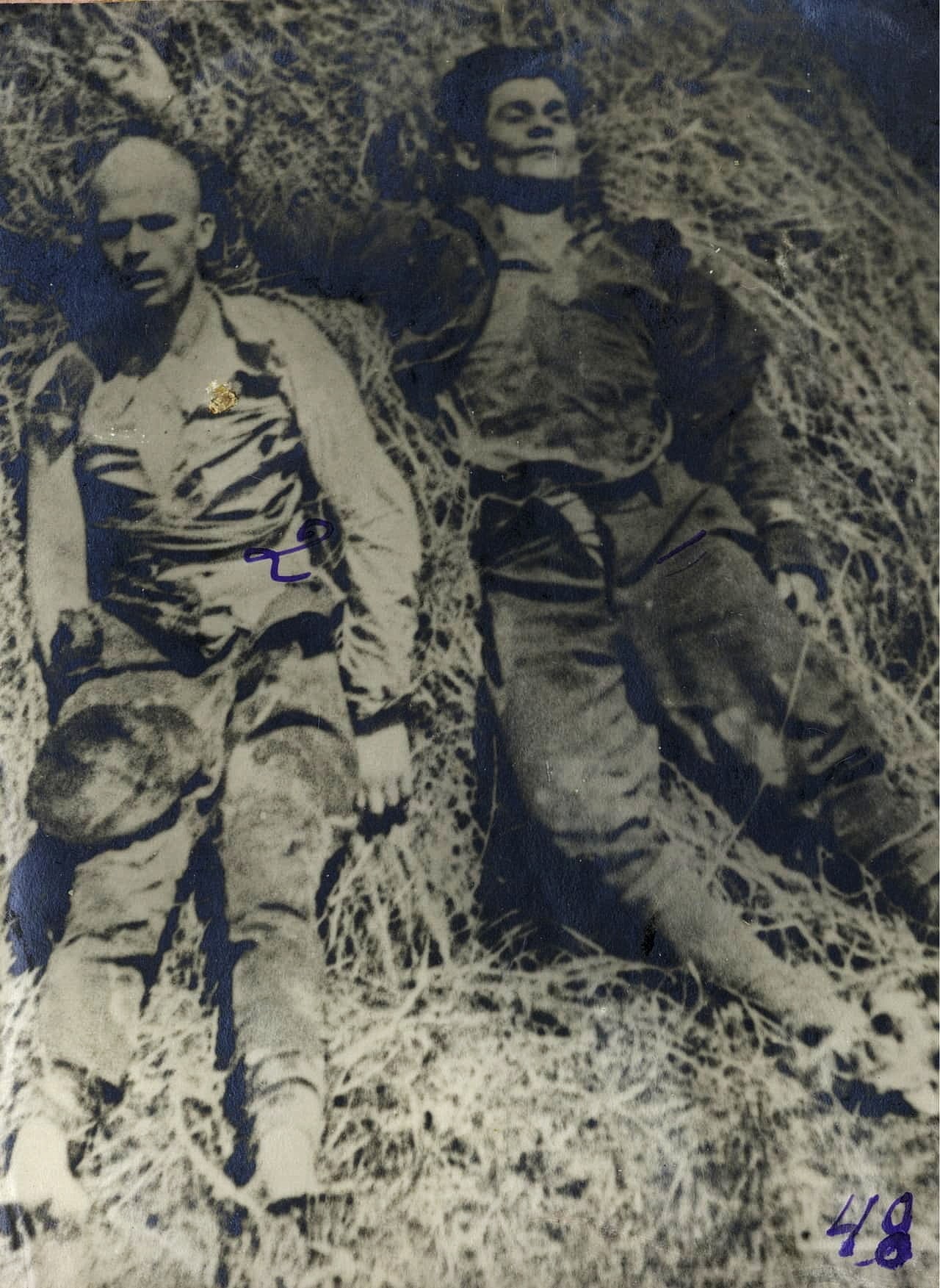 Фото загиблого повстанців "Мороз" та "Верховинець"