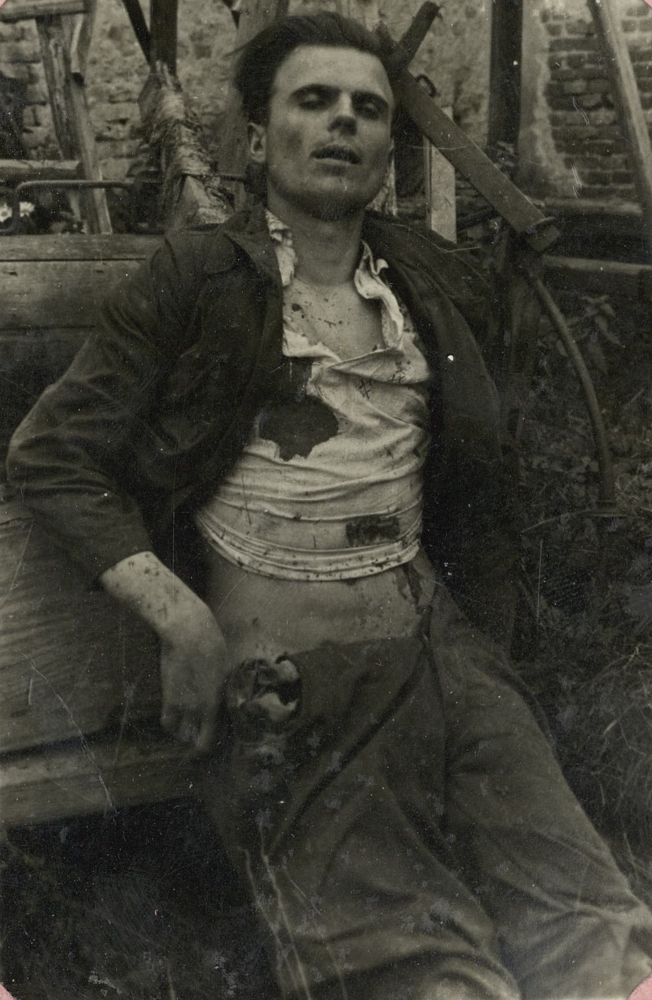 Фото вбитого підпільника "Козак"