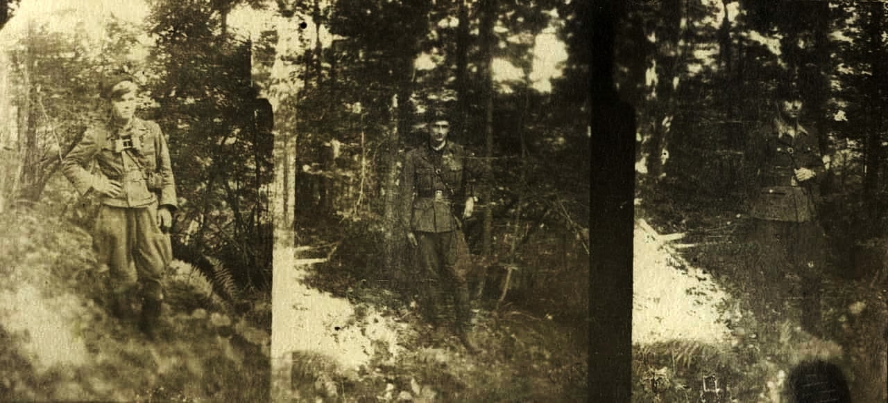 Фото повстанці "Борис" та неідомих